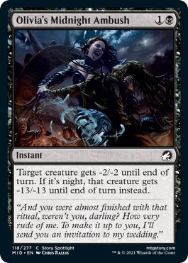 Olivia's Midnight Ambush (118) (Innistrad: Midnight Hunt)