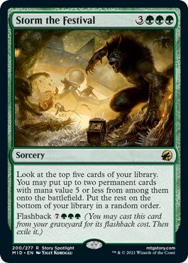 Storm the Festival (200) (Innistrad: Midnight Hunt)