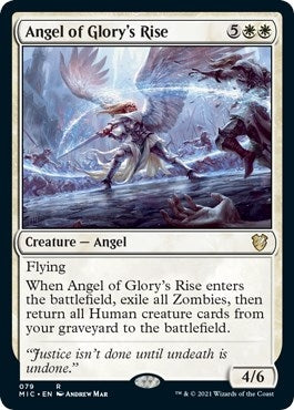 Angel of Glory's Rise (79) (Commander: Innistrad: Midnight Hunt)