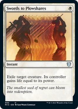Swords to Plowshares (94) (Commander: Innistrad: Midnight Hunt)