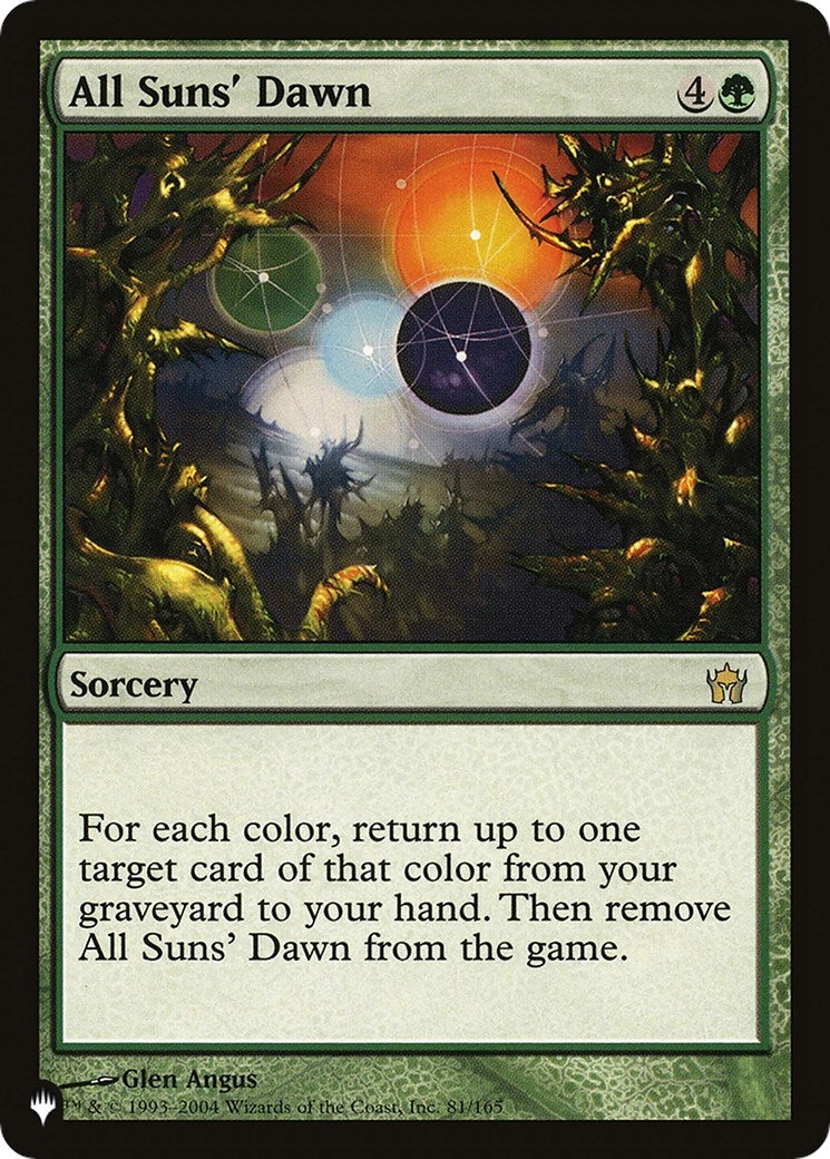 All Suns' Dawn (81/165) (The List Reprints)