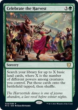 Celebrate the Harvest (24) (Commander: Innistrad: Midnight Hunt)