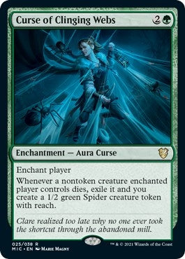 Curse of Clinging Webs (25) (Commander: Innistrad: Midnight Hunt)