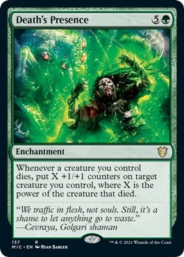 Death's Presence (137) (Commander: Innistrad: Midnight Hunt)