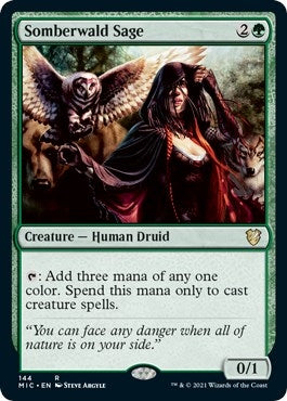 Somberwald Sage (144) (Commander: Innistrad: Midnight Hunt)