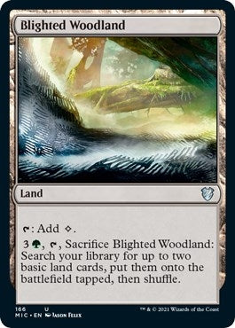Blighted Woodland (166) (Commander: Innistrad: Midnight Hunt)