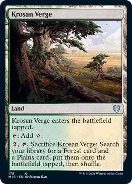 Krosan Verge (175) (Commander: Innistrad: Midnight Hunt)