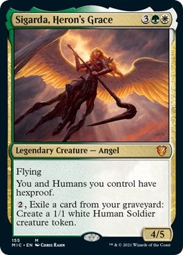 Sigarda, Heron's Grace (155) (Commander: Innistrad: Midnight Hunt)