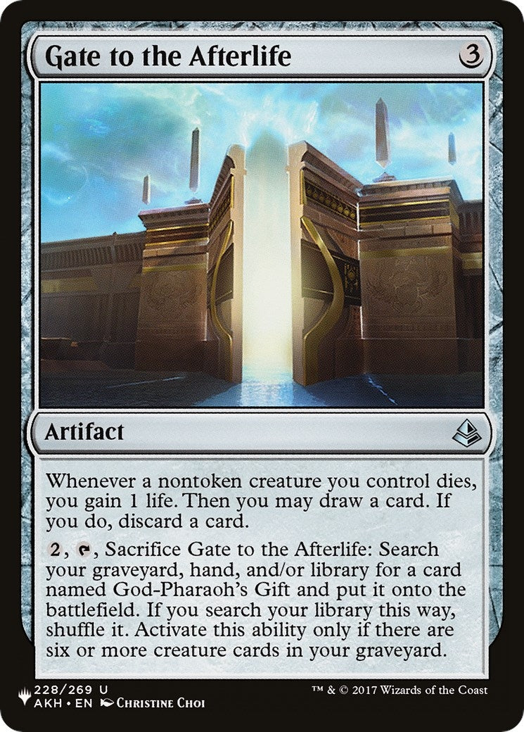 Gate to the Afterlife (228/269) (The List Reprints)