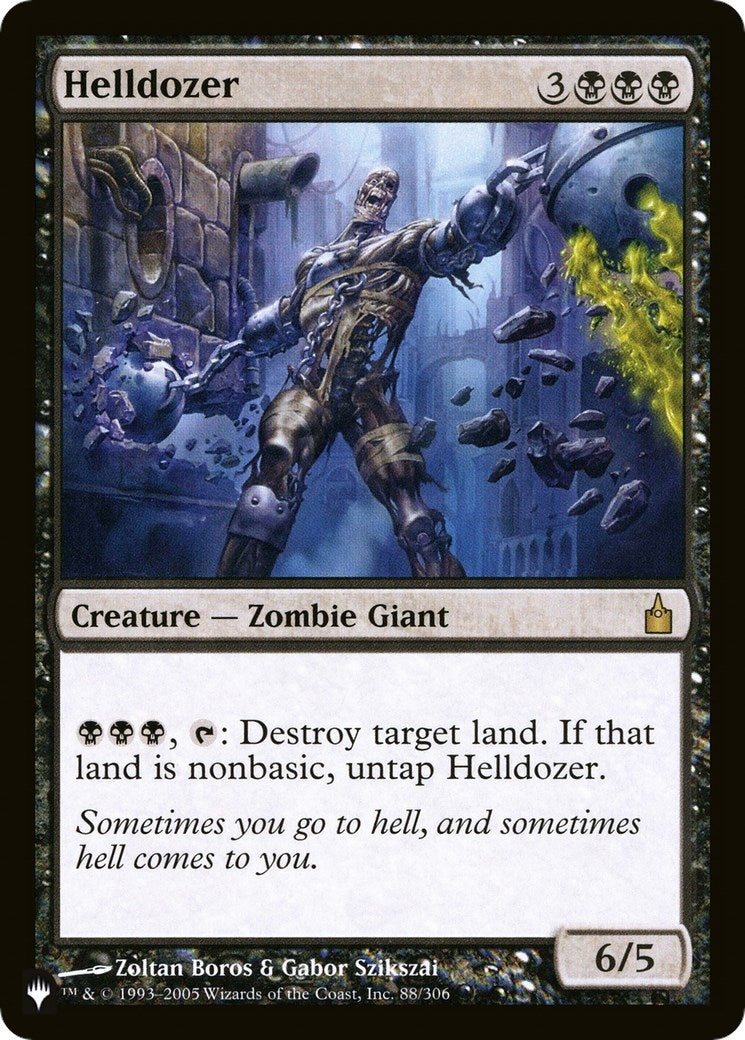 Helldozer (88/306) (The List Reprints)
