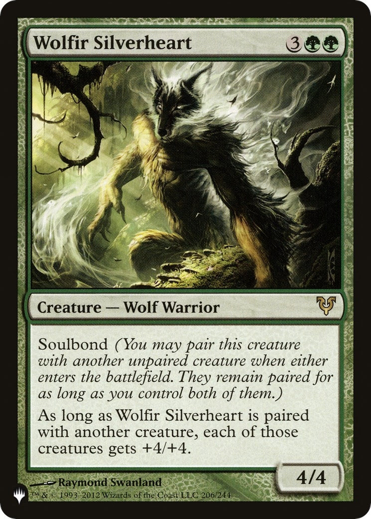 Wolfir Silverheart (206/244) (The List Reprints)
