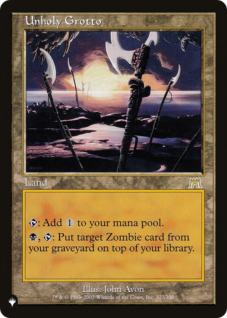 Image for Unholy Grotto (327/350) - Magic: The Gathering