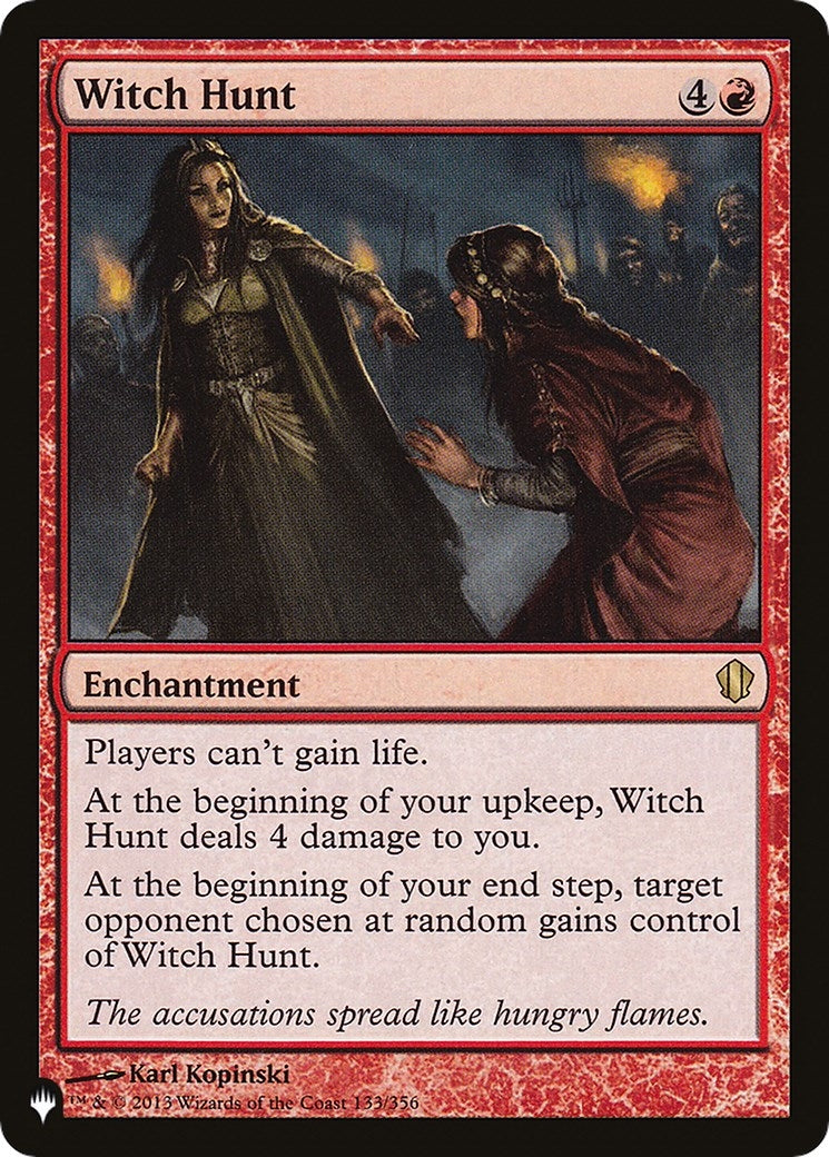 Image for Witch Hunt (133/356) - Magic: The Gathering