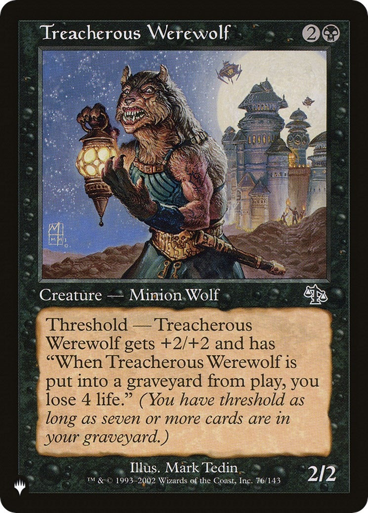 Image for Treacherous Werewolf (76/143) - Magic: The Gathering