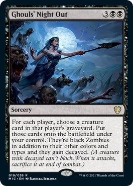 Ghouls' Night Out (19) (Commander: Innistrad: Midnight Hunt)