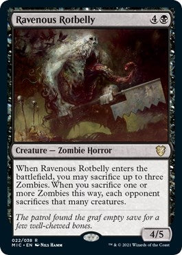 Ravenous Rotbelly (22) (Commander: Innistrad: Midnight Hunt)