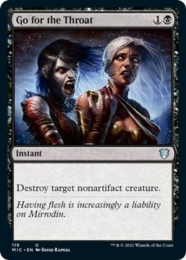 Go for the Throat (119) (Commander: Innistrad: Midnight Hunt)