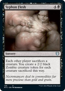 Syphon Flesh (129) (Commander: Innistrad: Midnight Hunt)