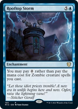 Rooftop Storm (103) (Commander: Innistrad: Midnight Hunt)