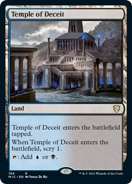 Temple of Deceit (184) (Commander: Innistrad: Midnight Hunt)