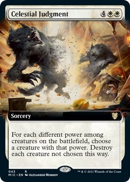 Celestial Judgment (Extended Art) (43) (Commander: Innistrad: Midnight Hunt)