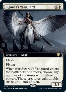 Sigarda's Vanguard (Extended Art) (46) (Commander: Innistrad: Midnight Hunt)