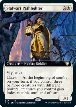 Stalwart Pathlighter (Extended Art) (47) (Commander: Innistrad: Midnight Hunt)