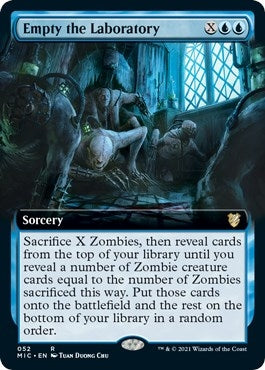 Empty the Laboratory (Extended Art) (52) (Commander: Innistrad: Midnight Hunt)