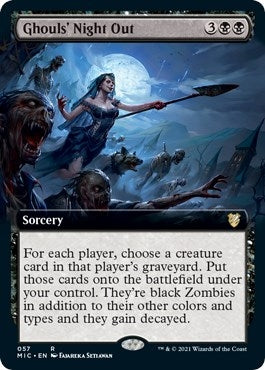 Ghouls' Night Out (Extended Art) (57) (Commander: Innistrad: Midnight Hunt)