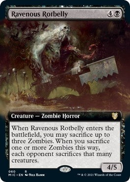 Ravenous Rotbelly (Extended Art) (60) (Commander: Innistrad: Midnight Hunt)