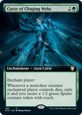 Curse of Clinging Webs (Extended Art) (63) (Commander: Innistrad: Midnight Hunt)