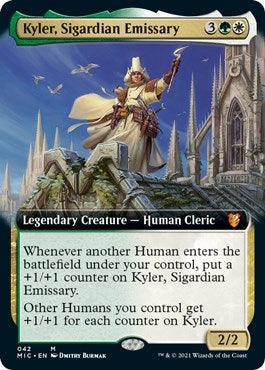 Kyler, Sigardian Emissary (Extended Art) (42) (Commander: Innistrad: Midnight Hunt)
