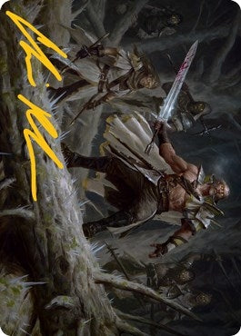 Tovolar, Dire Overlord Art Card (05/81) (Gold-Stamped Signature) (5) (Art Series: Innistrad: Midnight Hunt)