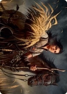 Ambitious Farmhand Art Card (11) (Art Series: Innistrad: Midnight Hunt)