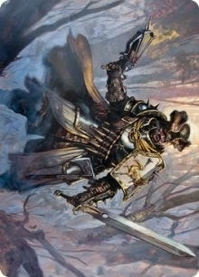 Brutal Cathar Art Card (13) (Art Series: Innistrad: Midnight Hunt)