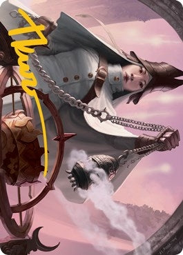 Celestus Sanctifier Art Card (Gold-Stamped Signature) (16) (Art Series: Innistrad: Midnight Hunt)
