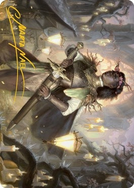 Sungold Sentinel Art Card (Gold-Stamped Signature) (20) (Art Series: Innistrad: Midnight Hunt)