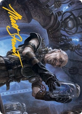 Delver of Secrets Art Card (Gold-Stamped Signature) (21) (Art Series: Innistrad: Midnight Hunt)