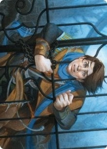 Locked in the Cemetery Art Card (26) (Art Series: Innistrad: Midnight Hunt)