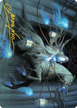 Patrician Geist Art Card (Gold-Stamped Signature) (28) (Art Series: Innistrad: Midnight Hunt)
