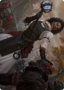 Skaab Wrangler Art Card (29) (Art Series: Innistrad: Midnight Hunt)