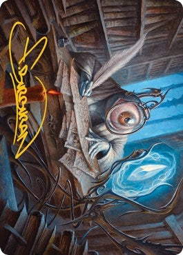 Unblinking Observer Art Card (Gold-Stamped Signature) (31) (Art Series: Innistrad: Midnight Hunt)