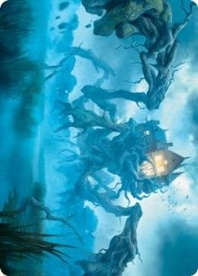 Creeping Inn Art Card (34) (Art Series: Innistrad: Midnight Hunt)