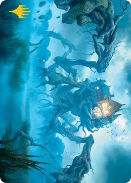 Creeping Inn Art Card (Gold-Stamped Signature) (34) (Art Series: Innistrad: Midnight Hunt)
