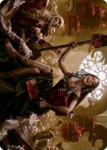 Gisa, Glorious Resurrector Art Card (35) (Art Series: Innistrad: Midnight Hunt)
