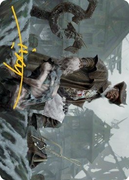 Jadar, Ghoulcaller of Nephalia Art Card (Gold-Stamped Signature) (36) (Art Series: Innistrad: Midnight Hunt)