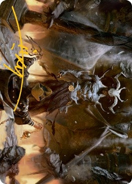 Ormendahl, the Corrupter Art Card (Gold-Stamped Signature) (38) (Art Series: Innistrad: Midnight Hunt)