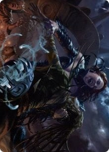 Olivia's Midnight Ambush Art Card (39) (Art Series: Innistrad: Midnight Hunt)