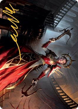 Bloodthirsty Adversary Art Card (Gold-Stamped Signature) (41) (Art Series: Innistrad: Midnight Hunt)