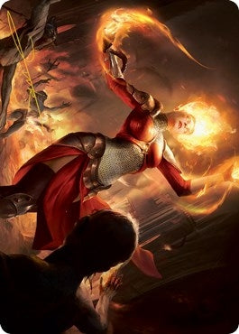 Light Up the Night Art Card (Gold-Stamped Signature) (43) (Art Series: Innistrad: Midnight Hunt)
